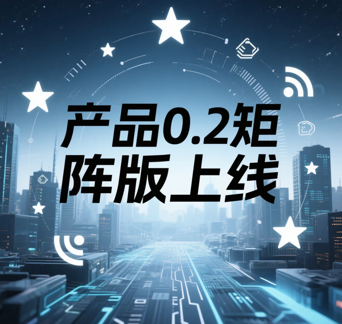 产品0.2矩阵版上线